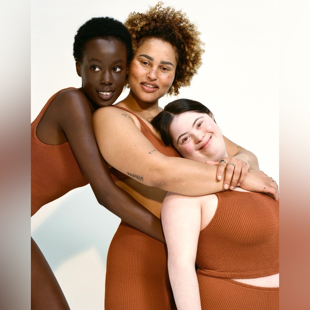 Youswim Eva in high waist swimsuit in Umber